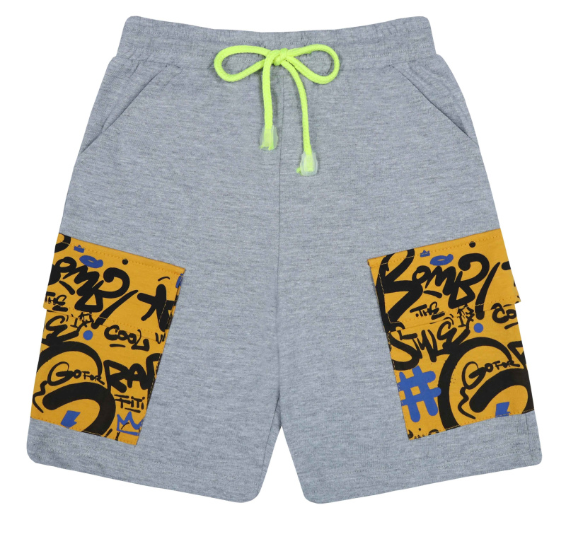 картинка БГ_ЧЗ Шорты для мальчика 8-12 лет 100% хлопок BONITO KIDS/BK1652SH(ЧЗ)/уп.5шт./меш.380шт. от BonitoKids