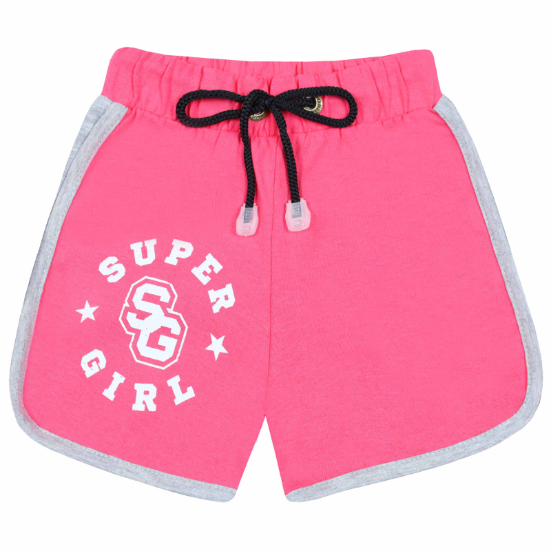 картинка БГ_ЧЗ Шорты для девочки 3-7 лет 100% хлопок BONITO KIDS/BK1346SH(ЧЗ)/уп.5шт./меш.600шт. от BonitoKids