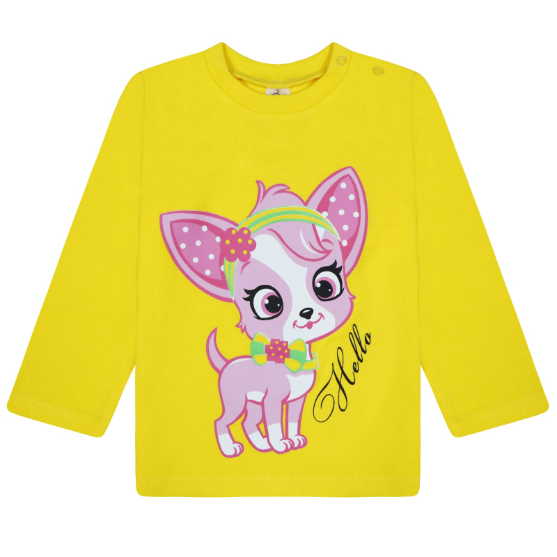 картинка БГ_ЧЗ Кофта для девочки 1,5-4 лет 100% хлопок BONITO KIDS/BK0006D(08-25)(ЧЗ)/уп.4шт./меш.500шт. от BonitoKids