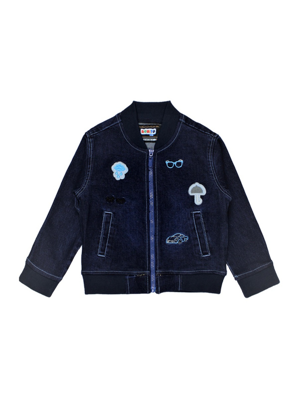 картинка ЧЗ Пиджак для мальчика 3-7 лет 100% хлопок BONITO KIDS/OP733П(ЧЗ)/уп.5шт./меш.135шт. от BonitoKids