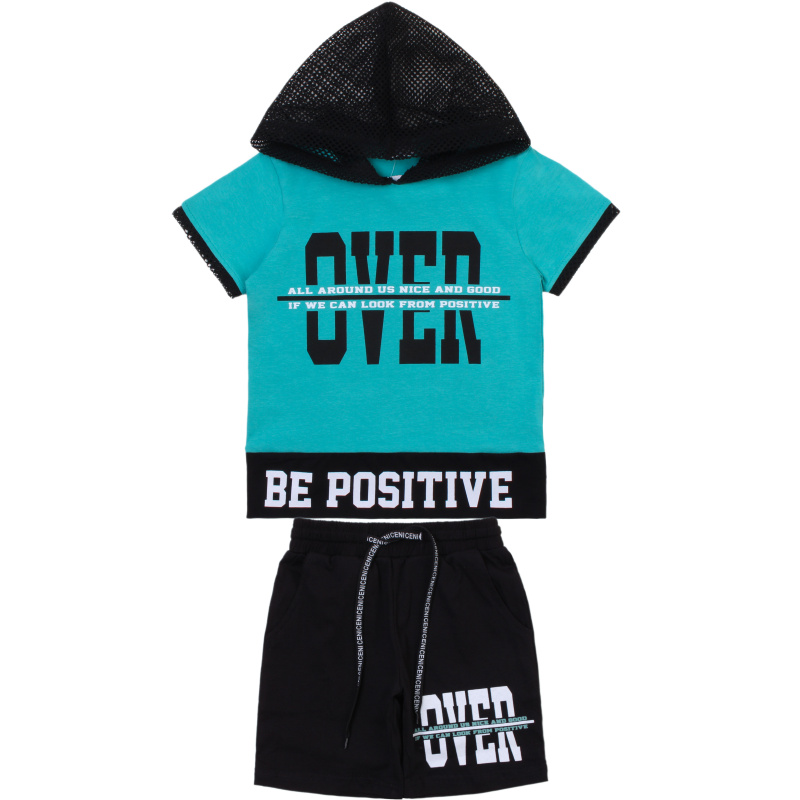 картинка БГ_ЧЗ Комплект для мальчика (футболка и шорты) 3-7 лет BONITO KIDS/OP1441(ЧЗ)/уп.5шт./меш.250шт. от BonitoKids