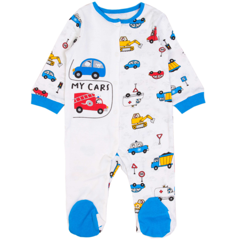 картинка БГ_ЧЗ Комбинезон для новорожденных, 68-86, 100% хб/BONITO KIDS/OP1387(ЧЗ)/4 шт./меш.416 от BonitoKids