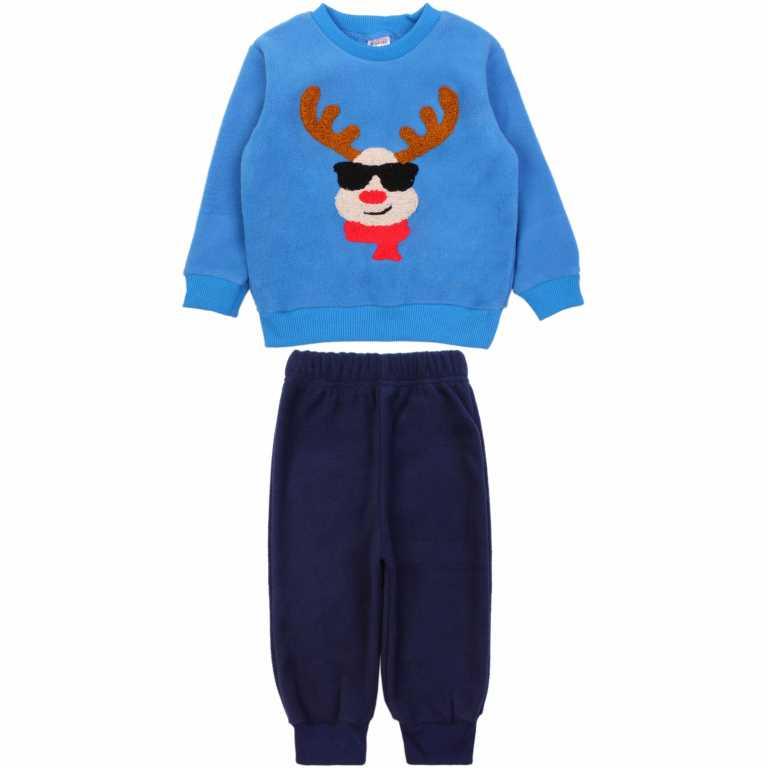 картинка БГ_ЧЗ Комплект для детей (толстовка, брюки), 2-5 лет, 100% п/э, BONITO KIDS/OP1489(ЧЗ)/уп.4шт./меш.96шт. от BonitoKids