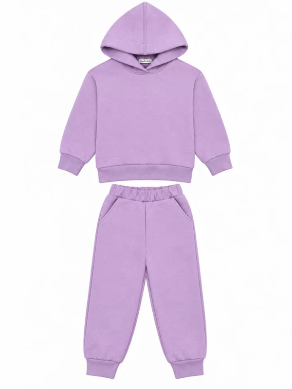 картинка БГ_ЧЗ Комплект для девочки (толстовка и брюки), 3-7 лет, 85% хлопок, 15% пэ BONITO KIDS/BK1711KP(2026)(ЧЗ)/уп.5шт./меш.60шт. от BonitoKids