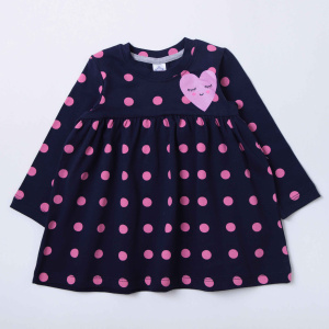 картинка КГ_БГ Платье для девочки 1.5-4 лет 92% хлопок, 8% лайкра BONITO KIDS/SS6015/уп.4шт./меш.360шт. от BonitoKids