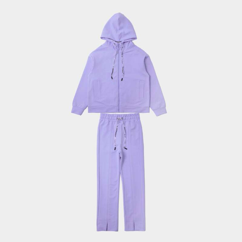 картинка ЧЗ Комплект для девочки (толстовка и брюки), 8-12 лет, 65% хлопок, 27% полиэстер, 8% эластан, BONITO KIDS/OP1854(01-23)(ЧЗ)/уп.5шт./меш.80шт. от BonitoKids