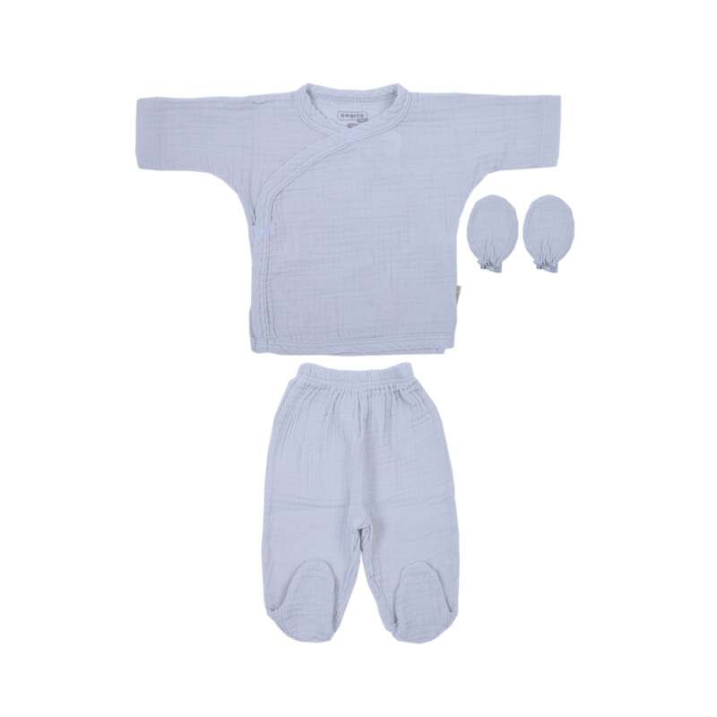 картинка ЧЗ Комплект для новорожденных (распашонка, ползунки, рукавички) 56-68 см 100% хлопок BONITO KIDS/OP1801/уп.3шт./меш.360шт. от BonitoKids