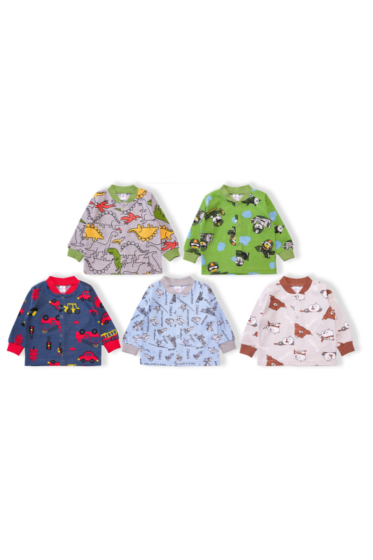 картинка БГ_ЧЗ Кофточка для мальчика 68-86 см 100% хлопок BONITO KIDS/SS6118(ЧЗ)/уп.20шт./меш.1000шт. от BonitoKids