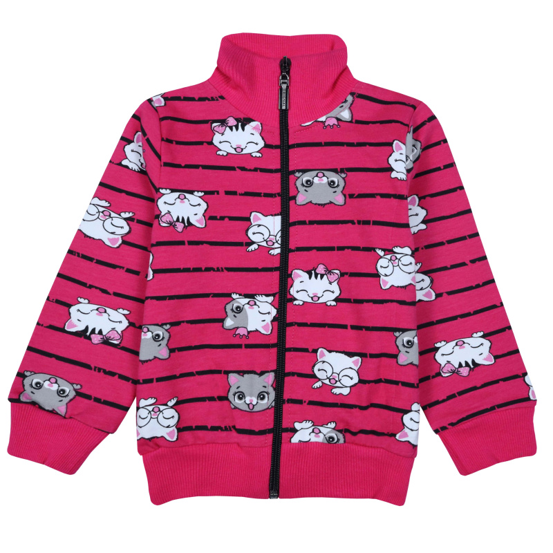 картинка БГ_ЧЗ Бомбер для девочки 1-4 лет 92% хлопок, 8% лайкра BONITO KIDS/BK1728B(ЧЗ)/уп.4шт./меш.340шт. от BonitoKids