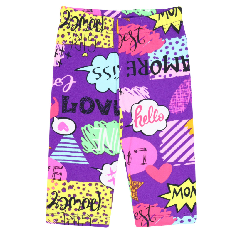 картинка БГ_ЧЗ Бриджи для девочки 3-7 лет 60% хлопок, 40% полиэстер BONITO KIDS/BK1327B(05-24)(ЧЗ)/уп.5шт./меш.900шт. от BonitoKids