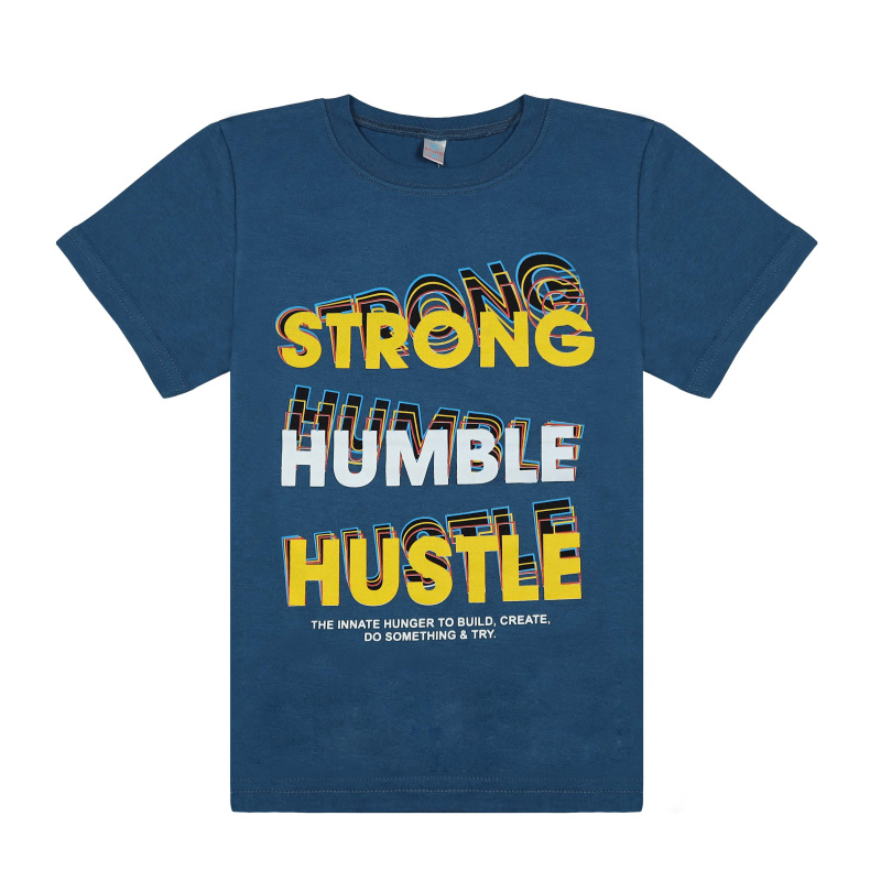 картинка БГ_ЧЗ Футболка для мальчика, 8-12 лет, 100% хлопок, BONITO KIDS/BK0003M(05-24)(ЧЗ)/уп.5шт./меш.600шт. от BonitoKids