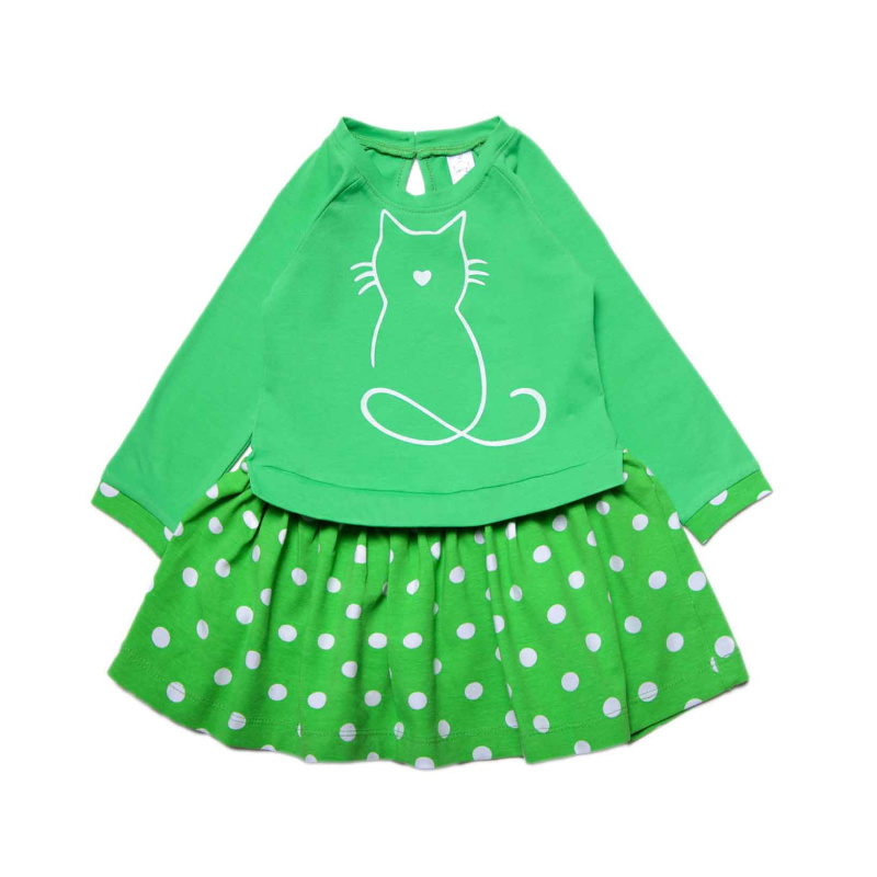 картинка БГ_ЧЗ Платье для девочки 2-6 лет 92% хлопок, 8% лайкра BONITO KIDS/SS6014(01-24)(ЧЗ)/уп.5шт./меш.350шт. от BonitoKids