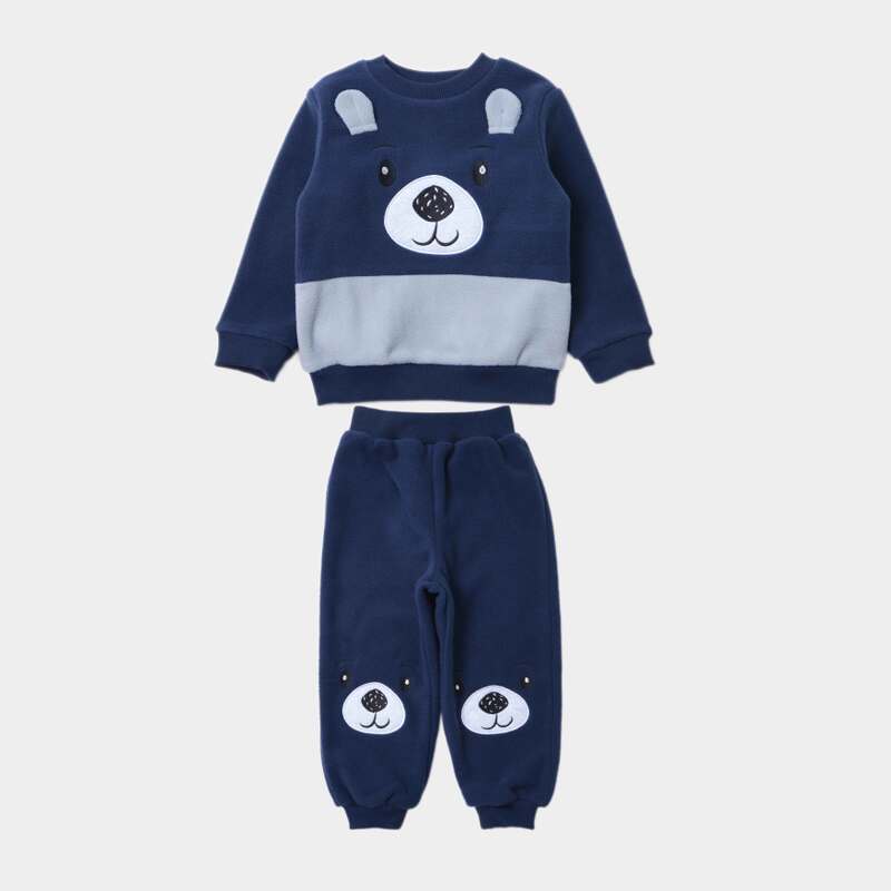 картинка ЧЗ Комплект для детей (свитшот и штаны), 2-6 лет, 100% полиэстер, BONITO KIDS/OP1902(01-23)(ЧЗ)/уп.5шт./меш.105шт. от BonitoKids