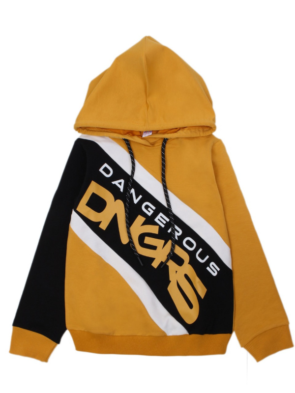 картинка ЧЗ Толстовка для мальчика 8-12 лет 65% хлопок, 27% пэ, 8% эластан BONITO KIDS/OP1248(ЧЗ)/уп.5шт./меш.220шт. от BonitoKids