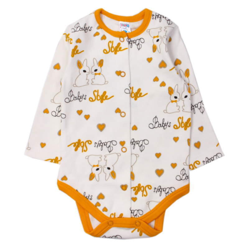 картинка ЧЗ Боди для детей 62-80 100 % хлопок BONITO KIDS/OP1284(ЧЗ)/уп.4шт./меш.512шт. от BonitoKids