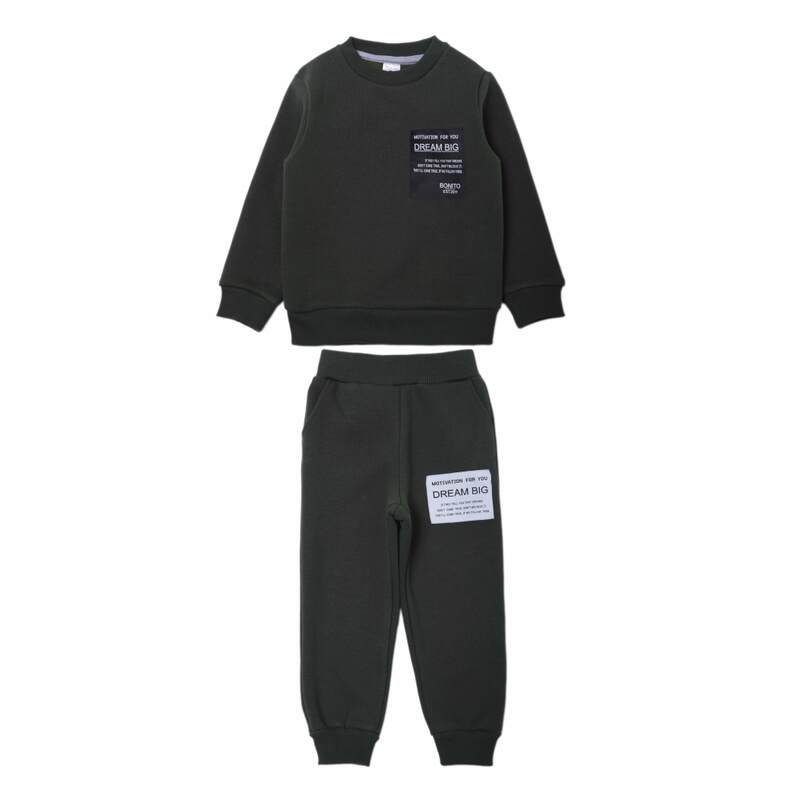 картинка ЧЗ Комплект для мальчика (свитшот и брюки) 3-7лет 80% хлопок, 20% полиэстер BONITO KIDS/OP1906(ЧЗ)/уп.5шт./меш.90шт. от BonitoKids