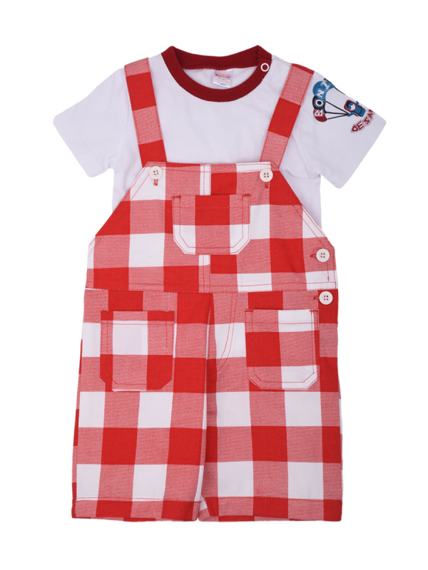 картинка КГ Комплект для мальчика (полукомб, футболка) 1-4 лет 100% х/б BONITO KIDS/BK278K/уп.4шт./меш.300шт. от BonitoKids