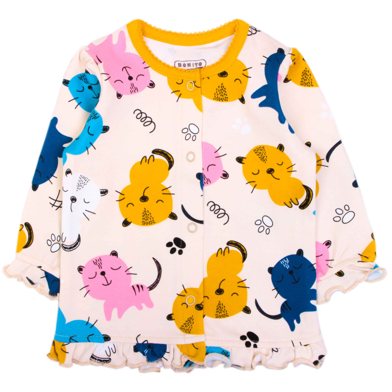 картинка ЧЗ Кофта для девочки 62-86 100% хб BONITO KIDS/OP1465/уп.5шт./меш.525шт. от BonitoKids