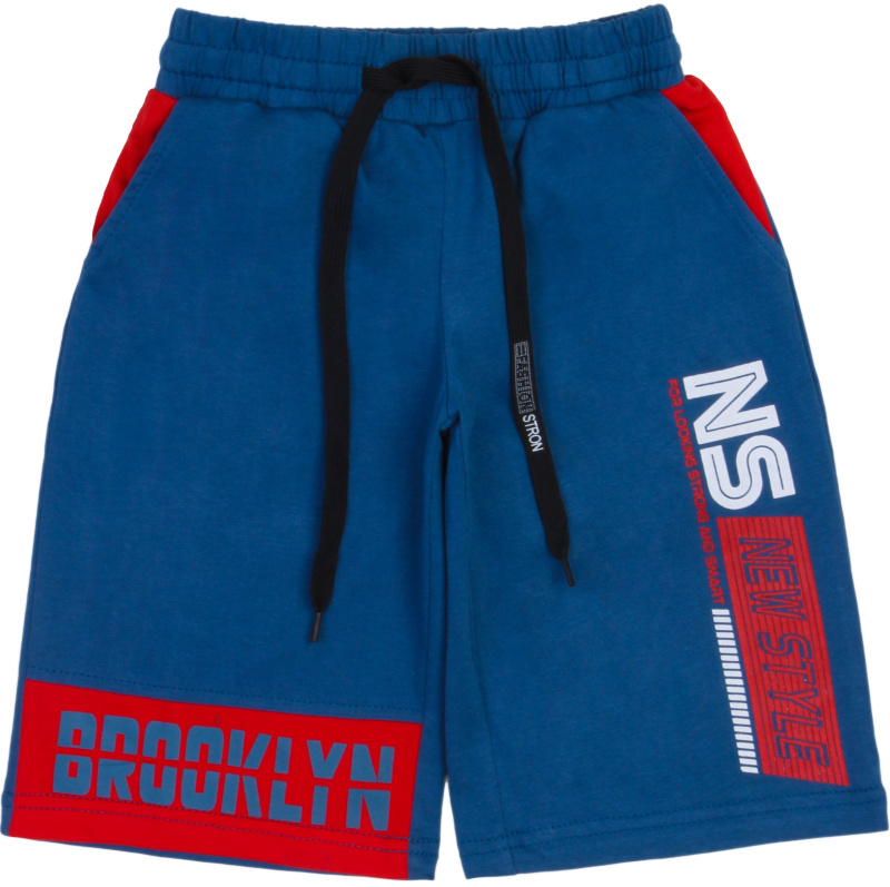 картинка БГ_ЧЗ Шорты для мальчика 3-7 лет 100% хлопок BONITO KIDS/OP1416(ЧЗ)/уп.5шт./меш.400шт. от BonitoKids