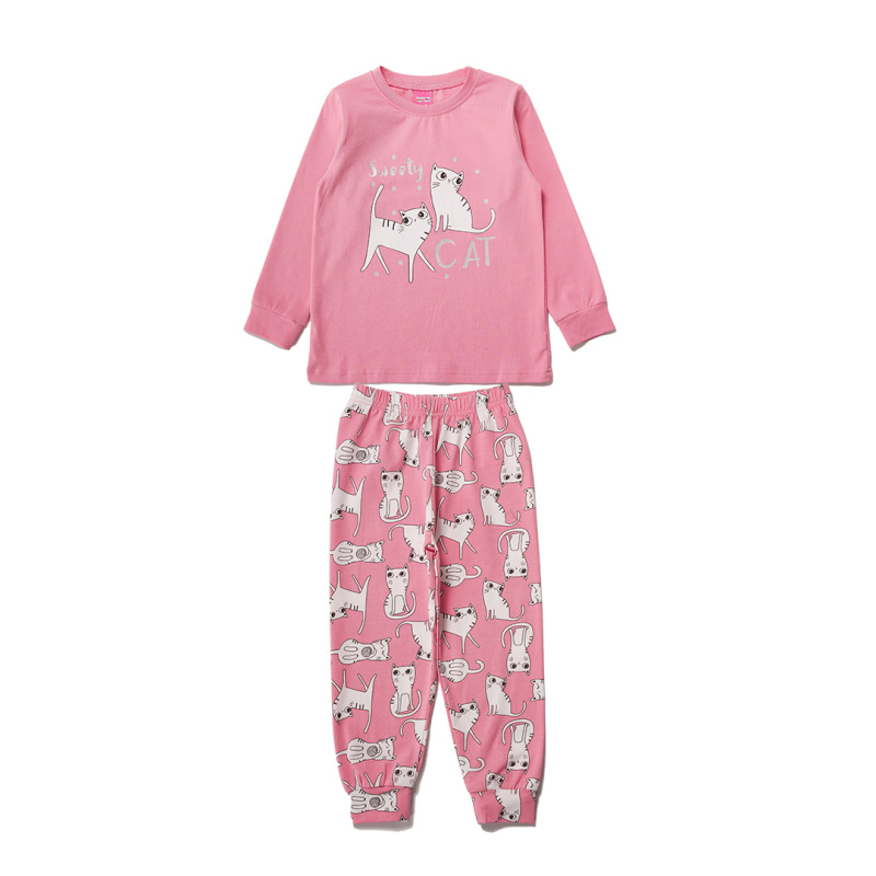 картинка ЧЗ Пижама для девочки 3-7 лет 95% хлопок, 5% эластан BONITO KIDS/OP1927(ЧЗ)/уп.5шт./меш.260шт. от BonitoKids