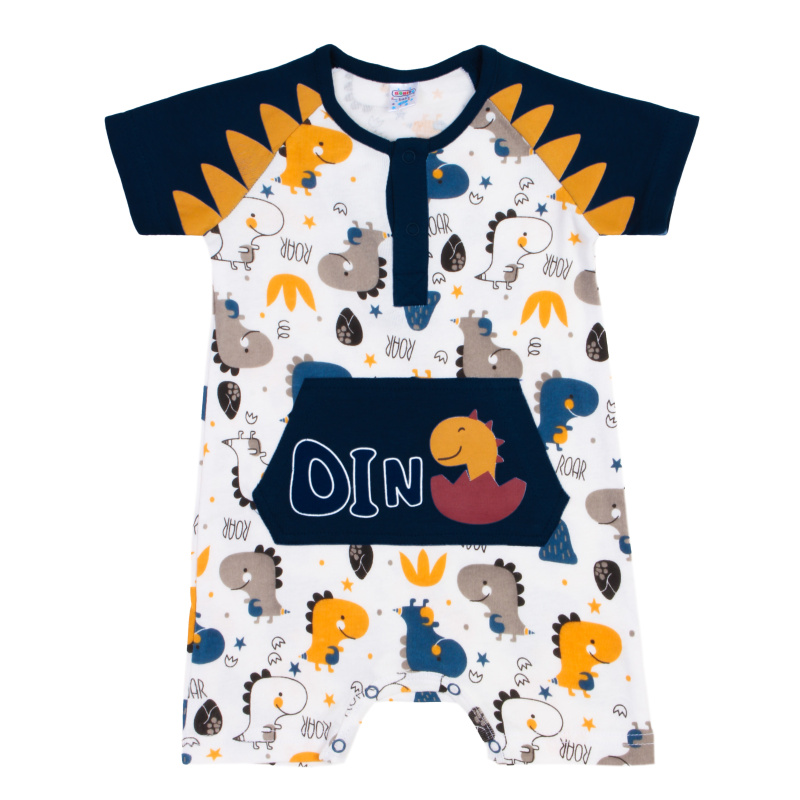 картинка БГ_ЧЗ Боди для мальчика  62-86 100% х/б BONITO KIDS/OP1462(ЧЗ)/уп.5шт./меш.600шт. от BonitoKids