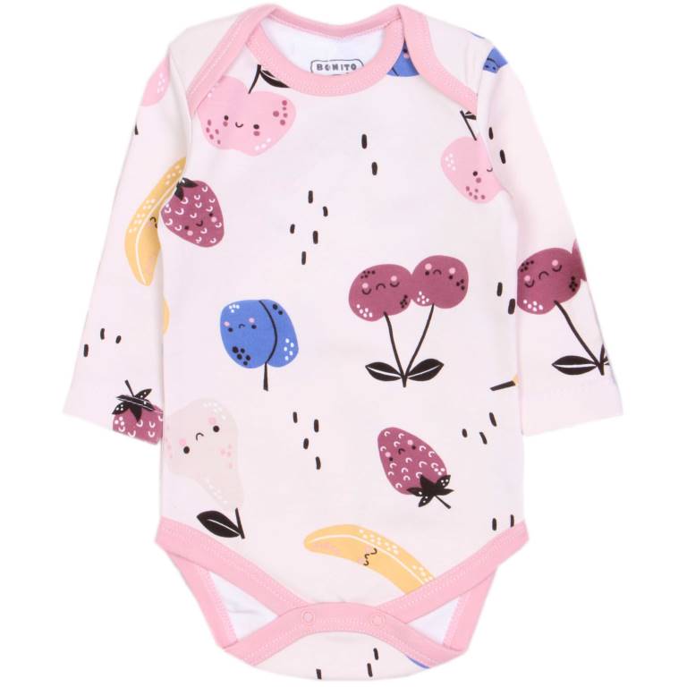 картинка БГ Боди для детей 62-86 100% х/б BONITO KIDS/OP1729/уп.5шт./меш.550шт. от BonitoKids