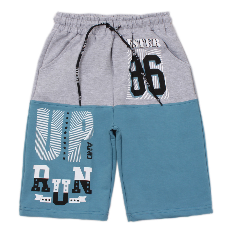 картинка ЧЗ Шорты для мальчика 8-12 лет 65% хлопок, 27% полиэстер, 8% эластан BONITO KIDS/OP1420(ЧЗ)/уп.5шт./меш.210шт. от BonitoKids