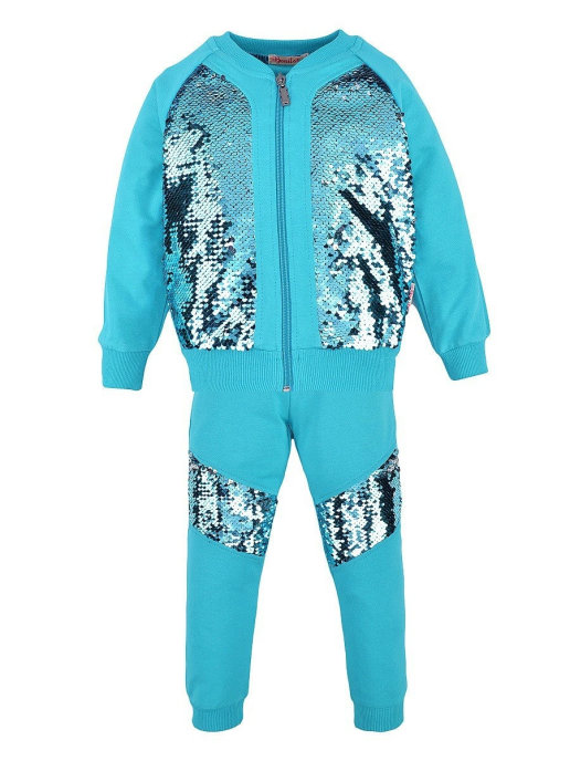 картинка ЧЗ Комплект для девочки (джемпер, брюки) 2-5 лет 92% х/б 8% лайкра BONITO KIDS/BK1223KP(ЧЗ)/уп.4шт./меш.160шт. от BonitoKids