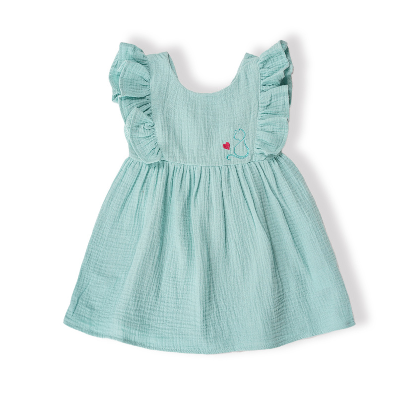 картинка ЧЗ Платье для девочки 2-5 лет 100% хлопок BONITO KIDS /OP1811(03-24)(ЧЗ)/уп.4шт./меш.300шт от BonitoKids