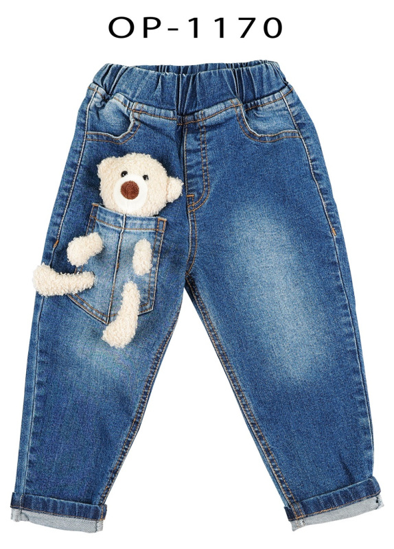 картинка ЧЗ Брюки для мальчика 2-6 лет 98% хлопок, 2% эластан BONITO KIDS/OP1170(ЧЗ)/уп.5шт/меш.220шт. от BonitoKids