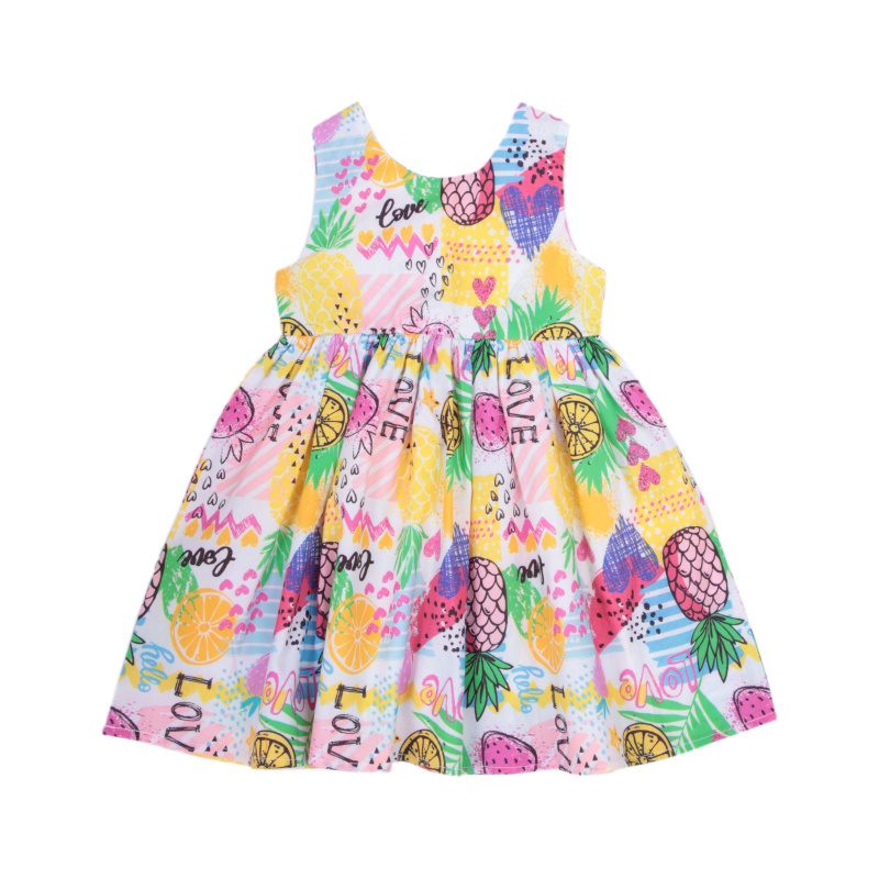 картинка ЧЗ Платье для девочки 3-7 лет 100% хлопок BONITO KIDS/OP1688(ЧЗ)/уп.5шт./меш.500шт. от BonitoKids