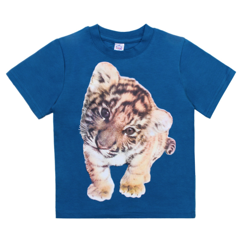 картинка КГ_БГ Футболка для мальчика 4-8 лет 92% хлопок, 8% лайкра BONITO KIDS/BK6004F/уп.5шт./меш.600шт. от BonitoKids