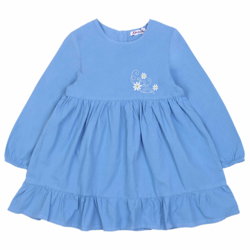 картинка БГ_ЧЗ Платье для девочки 3-7 лет 100% хлопок BONITO KIDS/OP1679(ЧЗ)/уп.5шт./меш.300шт. от BonitoKids