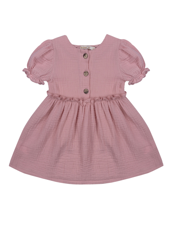 картинка ЧЗ Платье для девочки 2-5 лет 100% хлопок BONITO KIDS/OP1930(03-26)(ЧЗ)/уп.4шт./меш.260шт. от BonitoKids