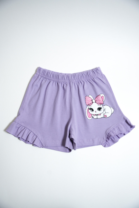 картинка БГ_ЧЗ Шорты для девочки 5-8 лет 100% хлопок BONITO KIDS/BK0102D(ЧЗ)/уп.4шт./меш.800шт. от BonitoKids