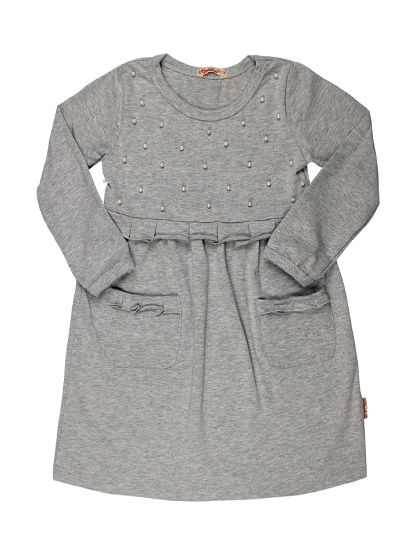 картинка ЧЗ Платье для девочки 5-8 лет 92% хлопок, 8% лайкра BONITO KIDS /уп.4шт./меш.240шт. от BonitoKids