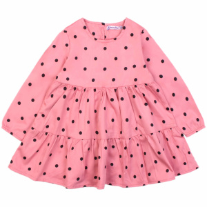картинка БГ_ЧЗ Платье для девочки 3-7 лет 100% Хлопок BONITO KIDS/OP1678(ЧЗ)/уп.5шт./меш.375.шт. от BonitoKids