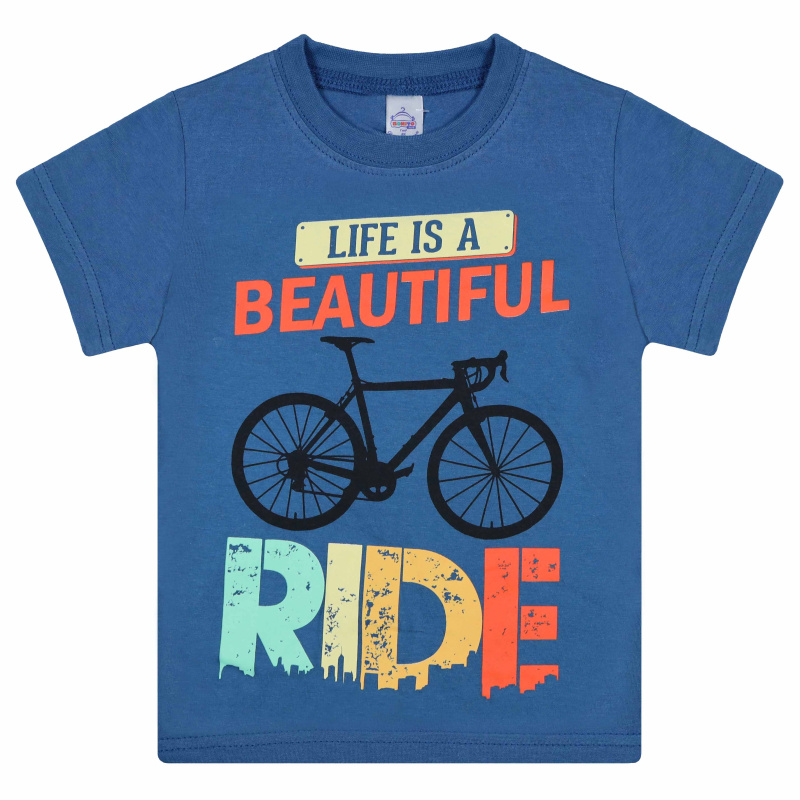 картинка КГ Футболка для мальчика, 4-8 лет, 100% хлопок, BONITO KIDS/BK0002M(05-24)/уп.5шт./меш.700шт. от BonitoKids