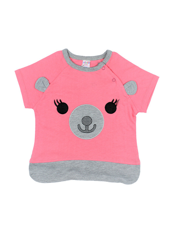 картинка ЧЗ Футболка для детей 1-4 лет, 100% х/б, BONITO KIDS/OP476/уп.4шт./меш.624 шт. от BonitoKids
