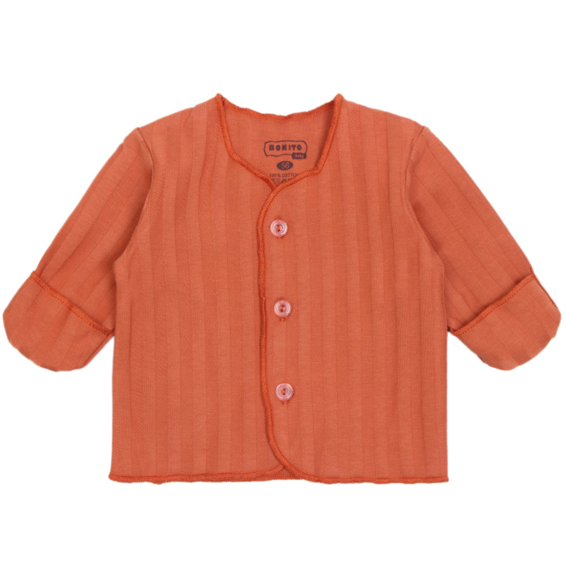 картинка ЧЗ Распашонка для новорожденных. 56-62 100% хлопок BONITO KIDS/OP1725/уп.6шт./меш.1128 шт. от BonitoKids