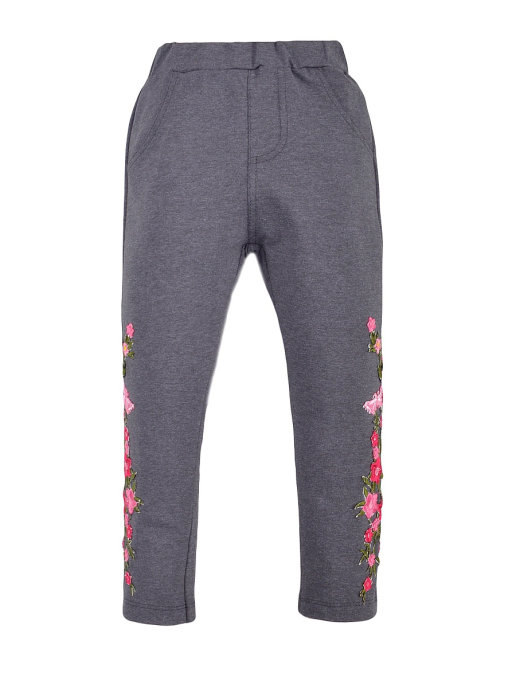 картинка ЧЗ Лосины для девочки 3-7 лет 100% х/б BONITO KIDS/BK1143L(ЧЗ)/уп.5шт./меш.400шт. от BonitoKids