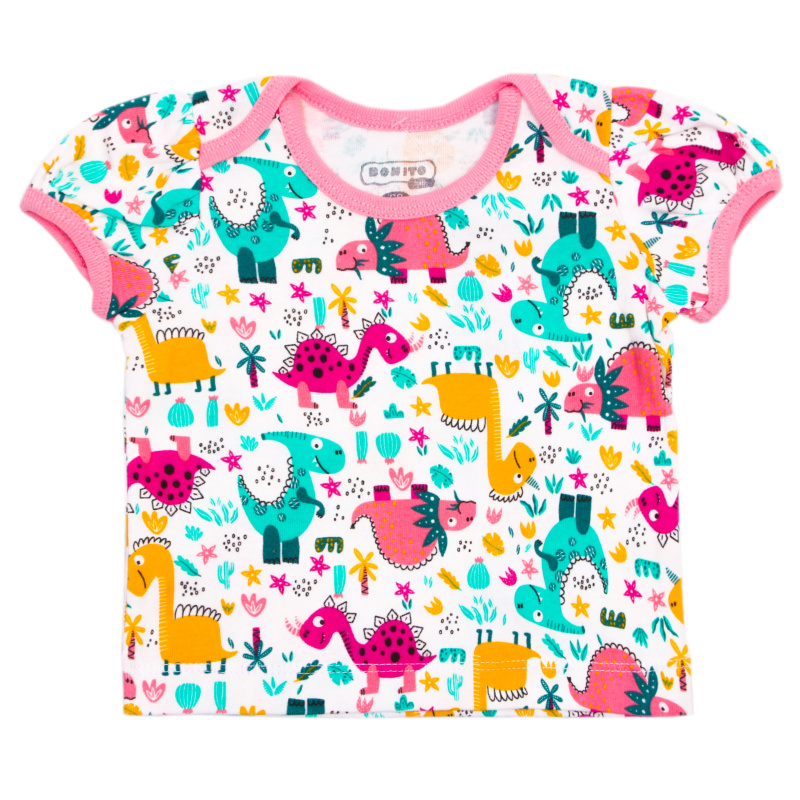 картинка КГ_БГ Футболка для девочек 68-86 100% ХБ BONITO KIDS/OP1439/уп.4шт./меш.720шт. от BonitoKids