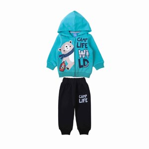 картинка Комплект для детей (толстовка, штаны и кофта) 74-92 см 65% хлопок, 27% полиэстер, 8% эластан BONITO KIDS/- 92 р-р/уп.4шт./меш.120шт. от BonitoKids