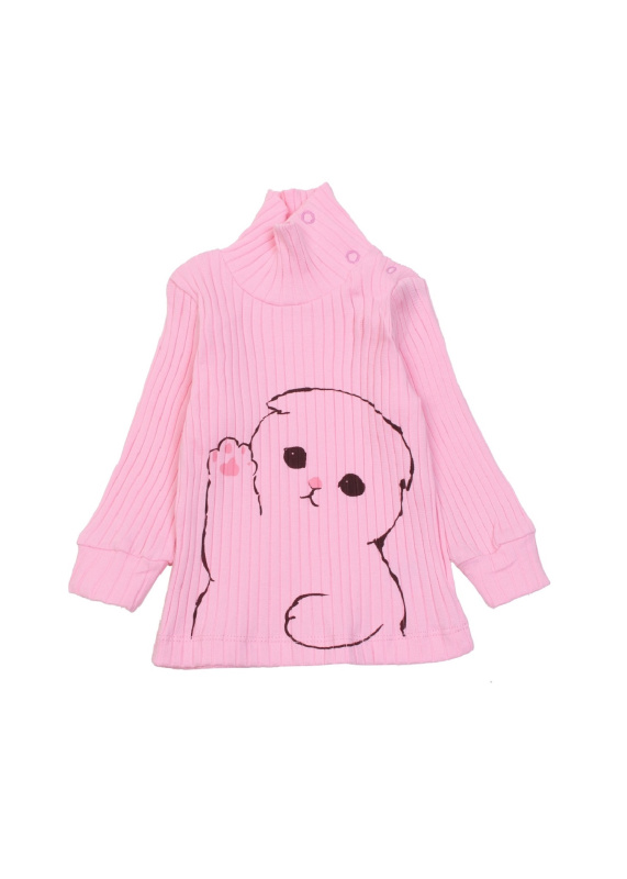 картинка ЧЗ Водолазка  для детей  68-92 см  BONITO KIDS /OP1297(ЧЗ)/уп.5шт./меш.560шт. от BonitoKids