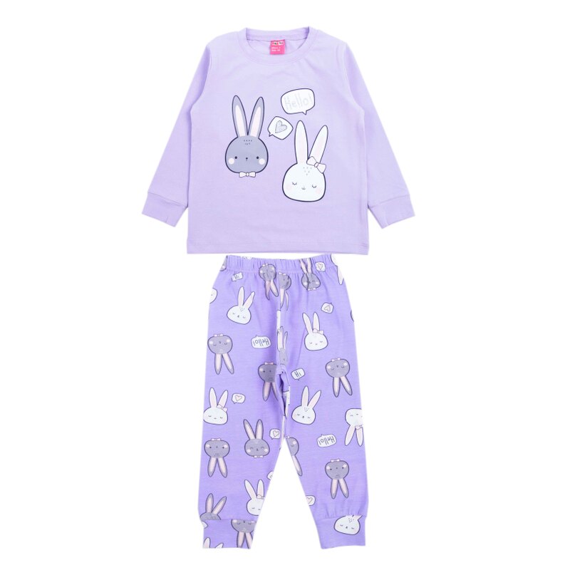 картинка ЧЗ Пижама для девочки 3-7 лет 95% хлопок, 5% эластан BONITO KIDS/OP1833(ЧЗ)/уп.5шт./меш.240шт. от BonitoKids