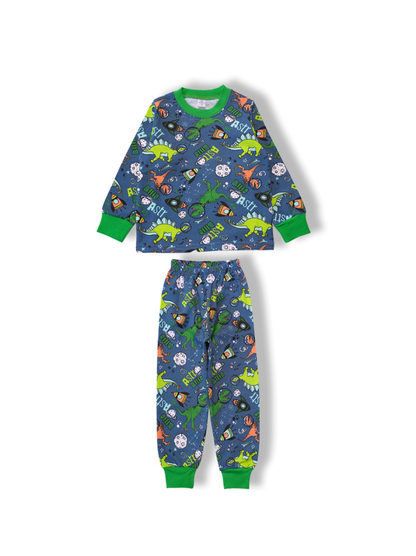 картинка БГ_ЧЗ Пижама для мальчика 3-7 лет 100% хлопок BONITO KIDS/SS6128(08-24)(ЧЗ)/уп.5шт./меш.200шт. от BonitoKids
