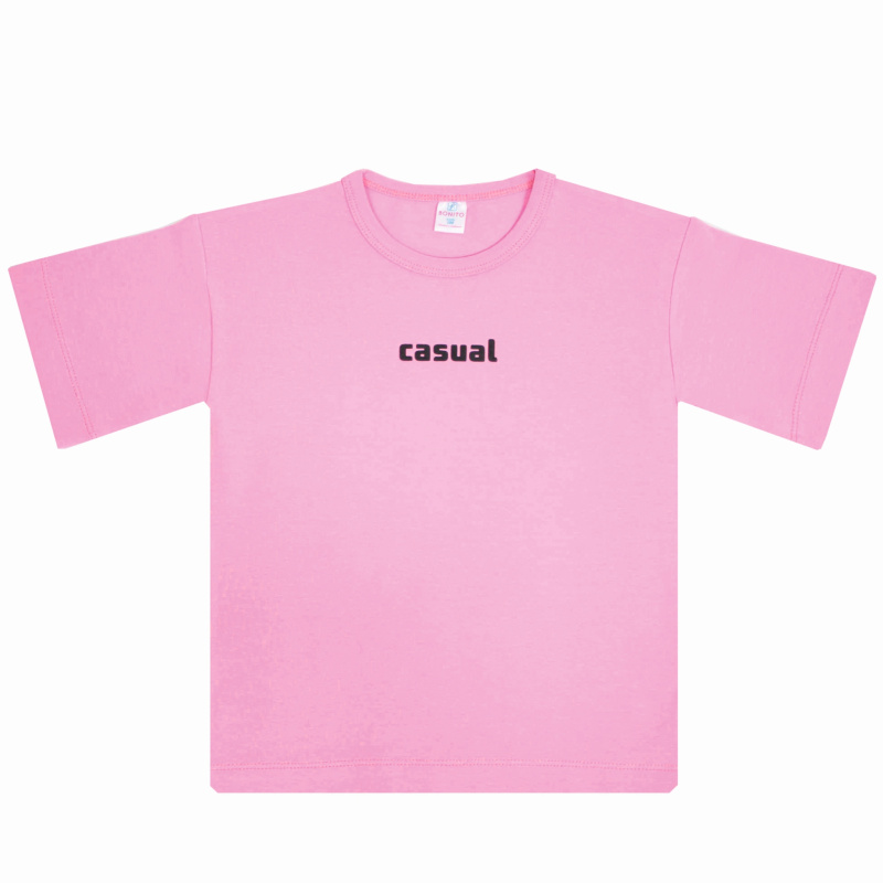 картинка БГ Футболка для девочки 4-8 лет 92% хлопок, 8% лайкра BONITO KIDS/SS6126/уп.5шт./меш.555шт. от BonitoKids