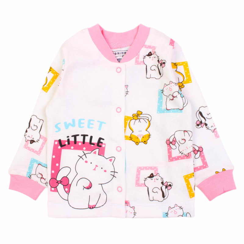 картинка БГ_ЧЗ Кофта для детей 68-86 100% хлопок BONITO KIDS/OP1381/уп.4шт./меш.608шт. от BonitoKids