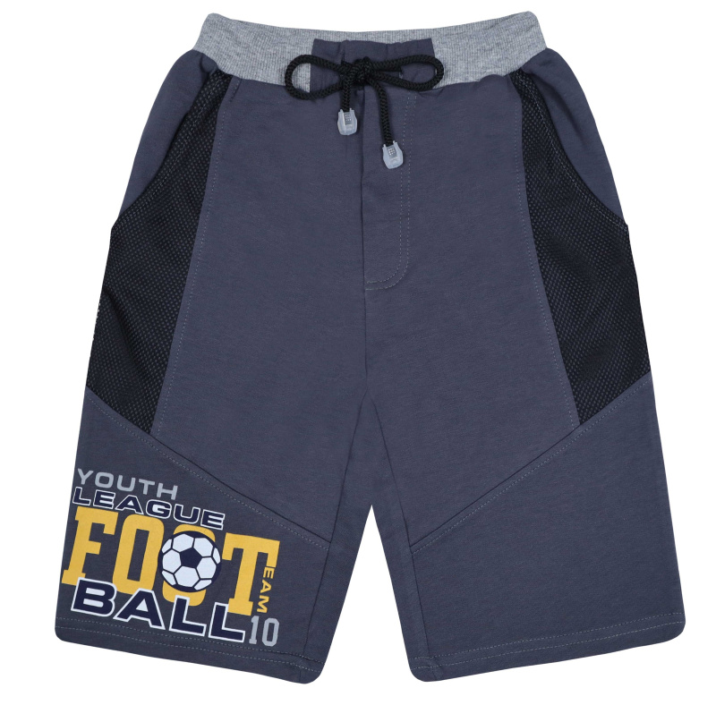 картинка БГ_ЧЗ Шорты для мальчика 8-12 лет 100% хлопок BONITO KIDS/BK1425SH(01-23)(ЧЗ)/уп.5шт./меш.350шт. от BonitoKids