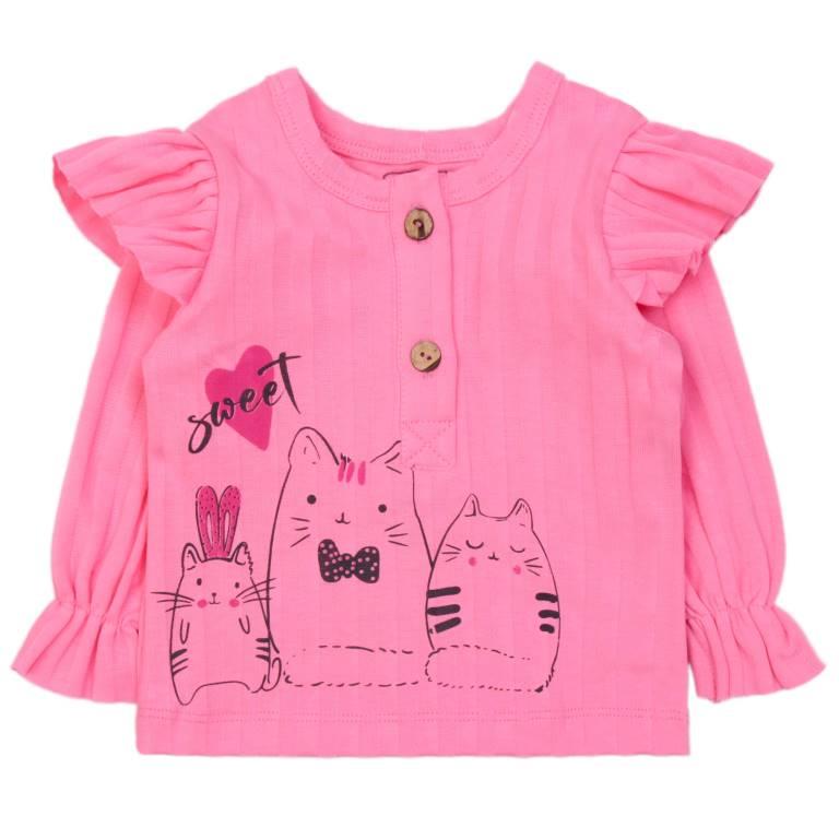 картинка ЧЗ Кофта для девочек 62-86 см, BONITO KIDSD/OP1458(ЧЗ)/уп.5шт./меш.480шт. от BonitoKids
